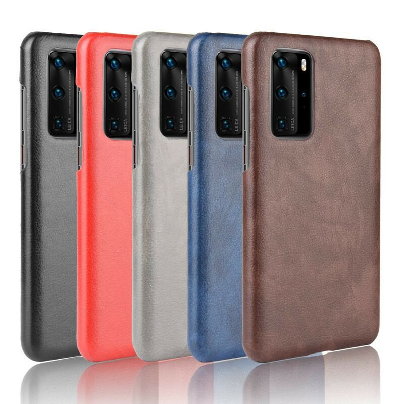 Cover Huawei P40 Pro Litchi Performance Lædereffekt