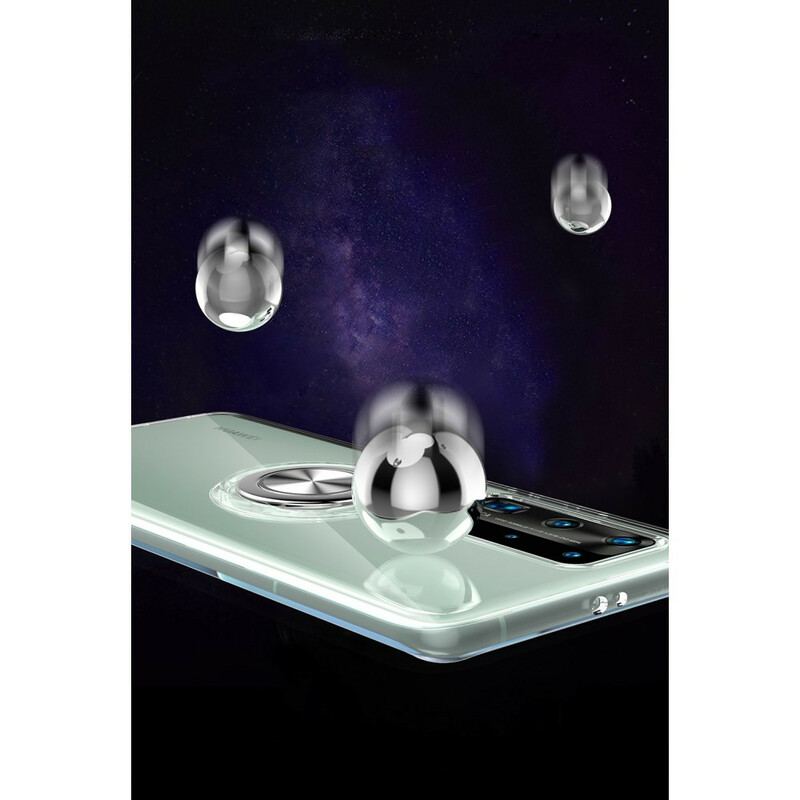 Cover Huawei P40 Pro Silikone Metal Roterende Ring