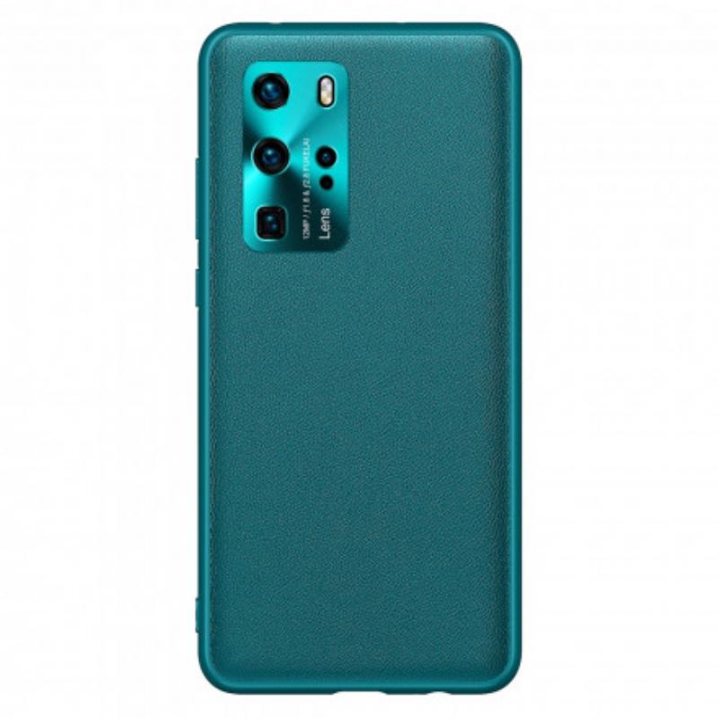 Cover Huawei P40 Pro Stil Læder Farve