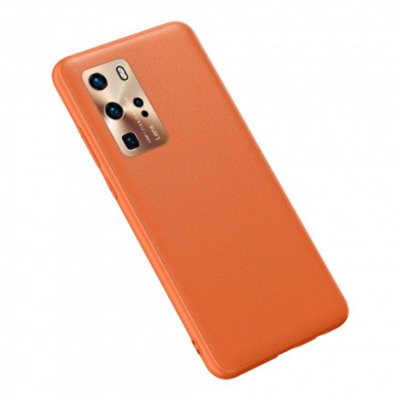 Cover Huawei P40 Pro Stil Læder Farve