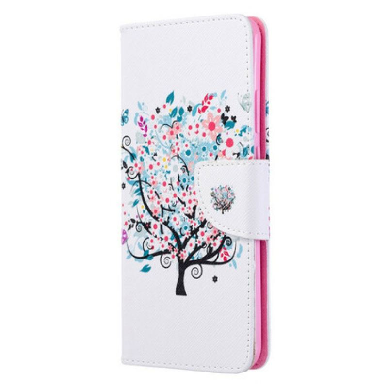 Flip Cover Huawei P40 Pro Blomstret Træ