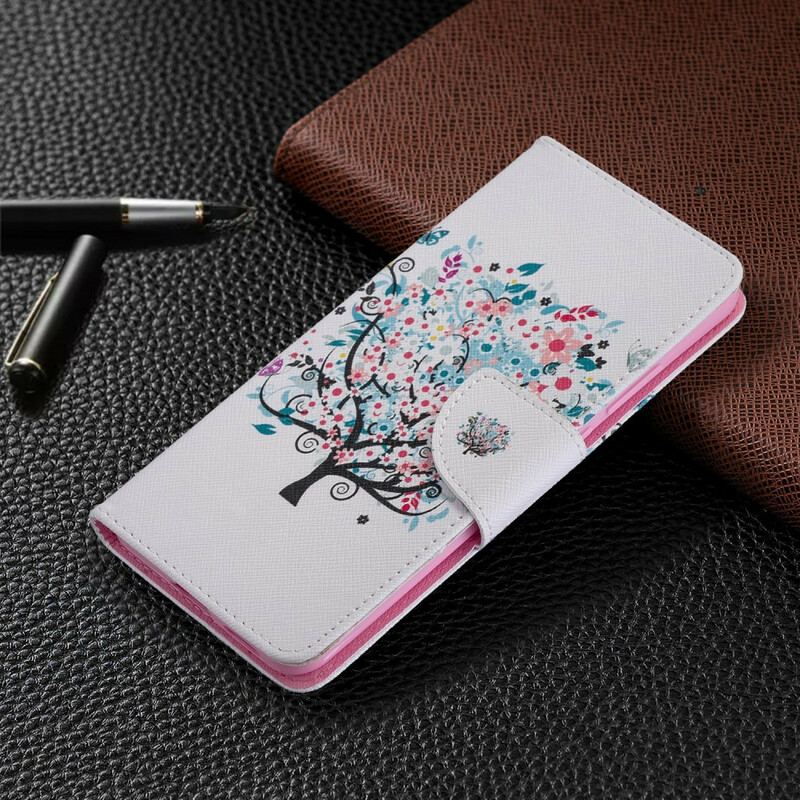 Flip Cover Huawei P40 Pro Blomstret Træ