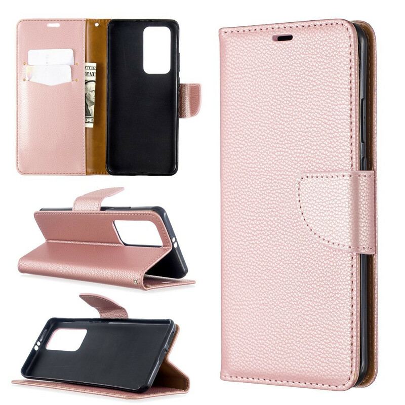 Flip Cover Huawei P40 Pro Læder Cover Litchi Rabat Oblique