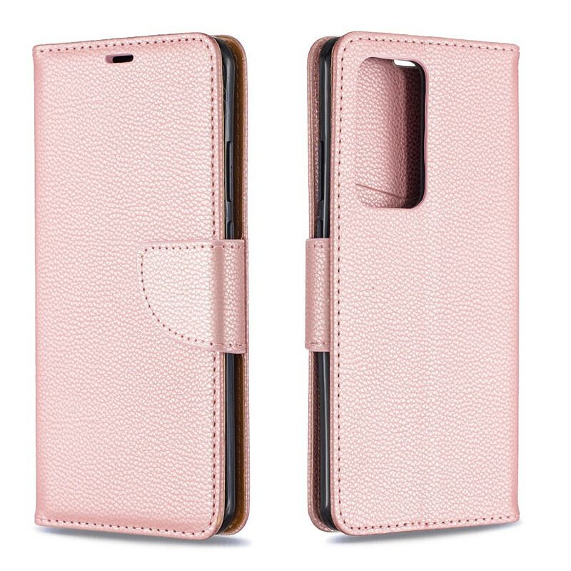 Flip Cover Huawei P40 Pro Læder Cover Litchi Rabat Oblique