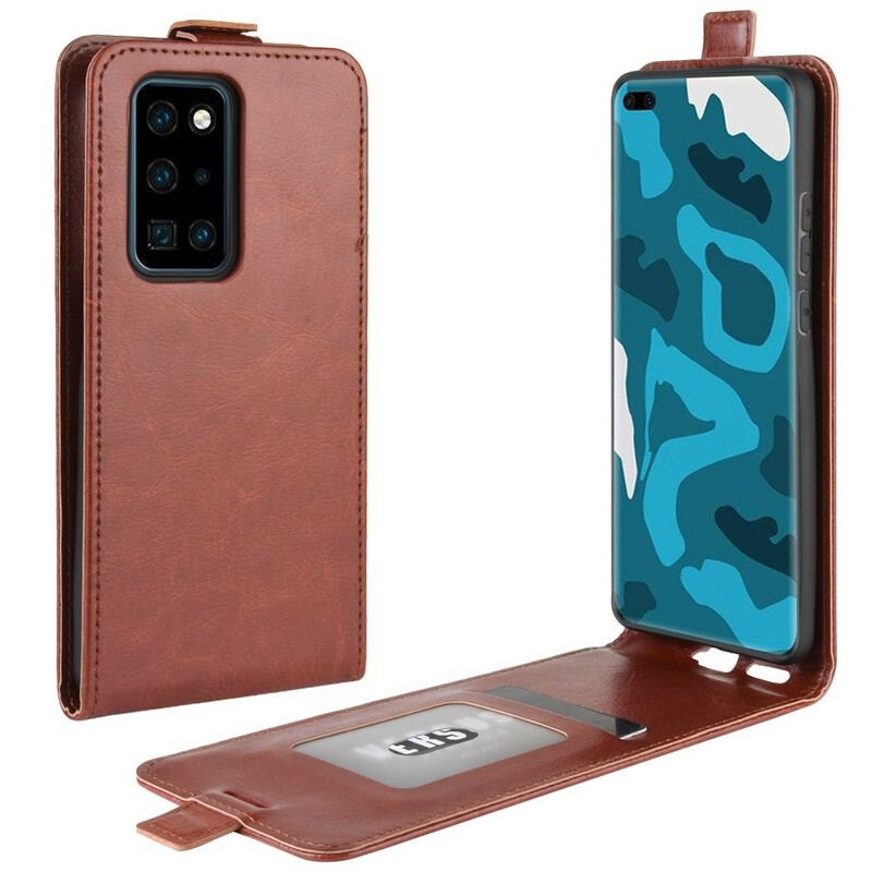 Flip Cover Huawei P40 Pro Læder Cover Sammenfoldelig