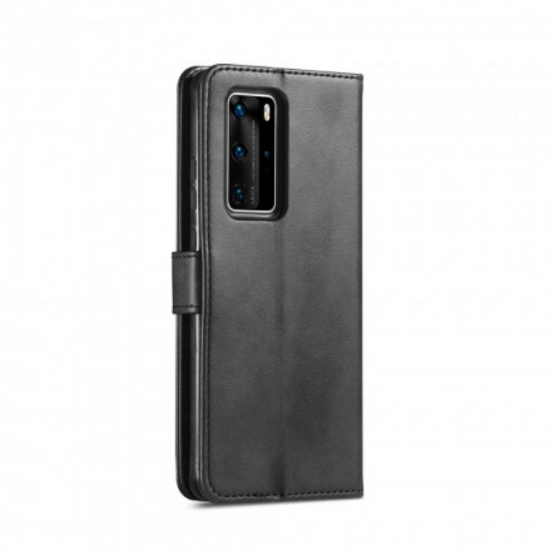 Flip Cover Huawei P40 Pro Lc.imeeke Lædereffekt