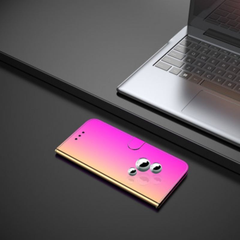 Flip Cover Huawei P40 Pro Spejlcover I Imiteret Læder