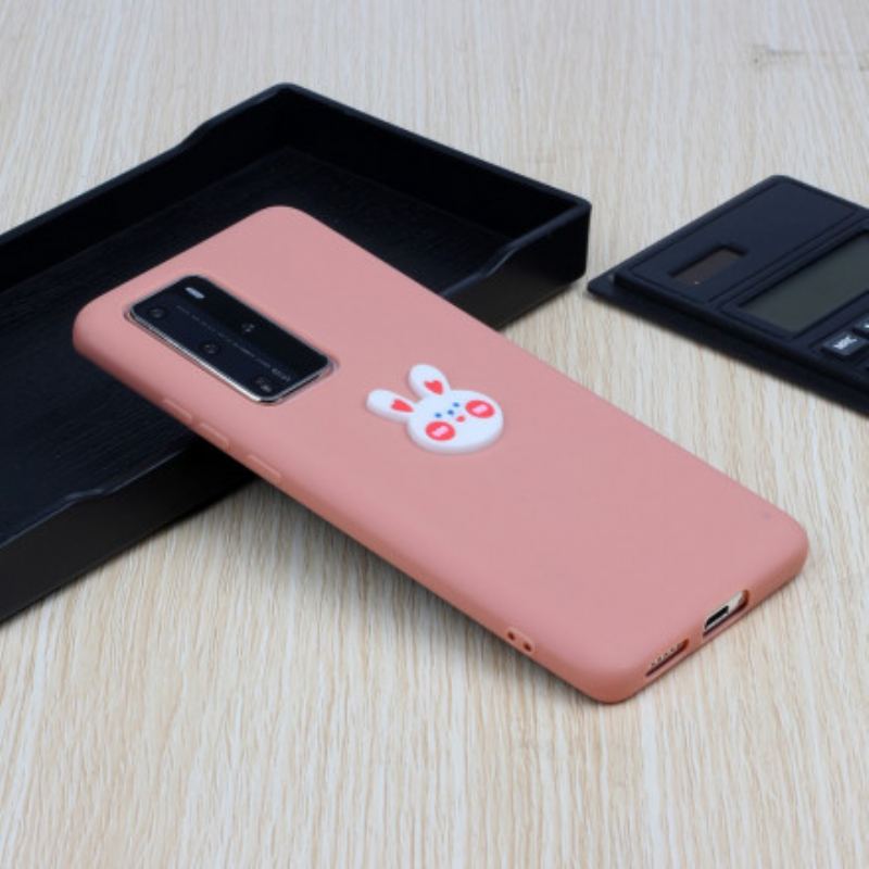 Mobilcover Huawei P40 Pro Jeg Elsker Dig Min Kanin