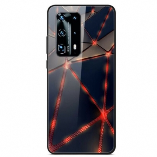 Mobilcover Huawei P40 Pro Red Ray Hærdet Glas