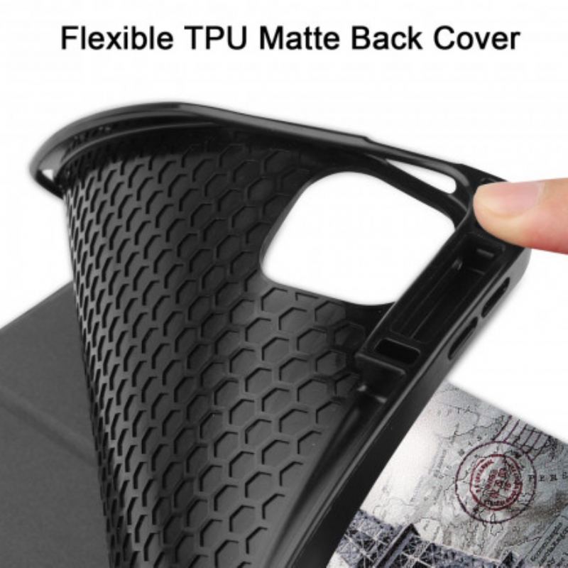 Cover iPad Pro 12.9" (2021) Eiffeltårnet Stylus Holder