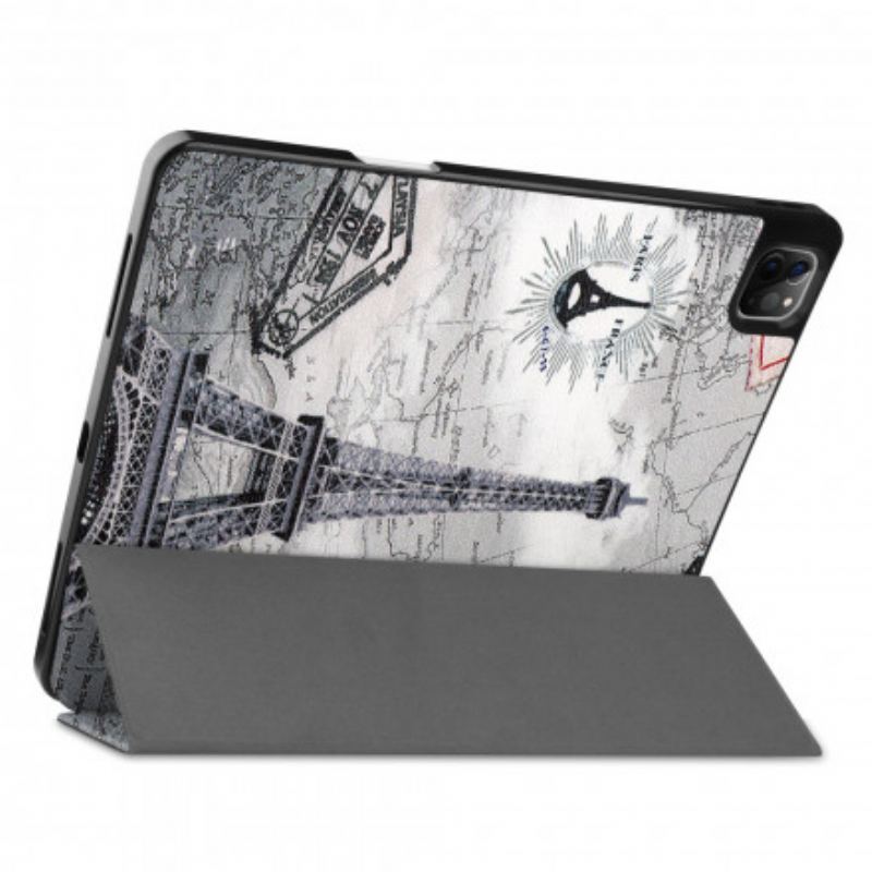 Cover iPad Pro 12.9" (2021) Eiffeltårnet Stylus Holder