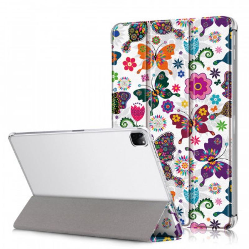 Cover iPad Pro 12.9" (2021) Retro Sommerfugle