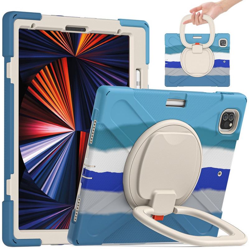 Cover iPad Pro 12.9" (2021) Ultra Resistent Roterende Ring-støtte Farve