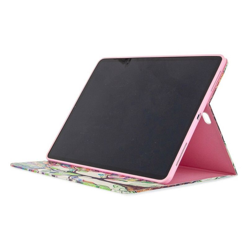 Flip Cover iPad Pro 12.9" (2021) Blomstrende Træ Print Mønster