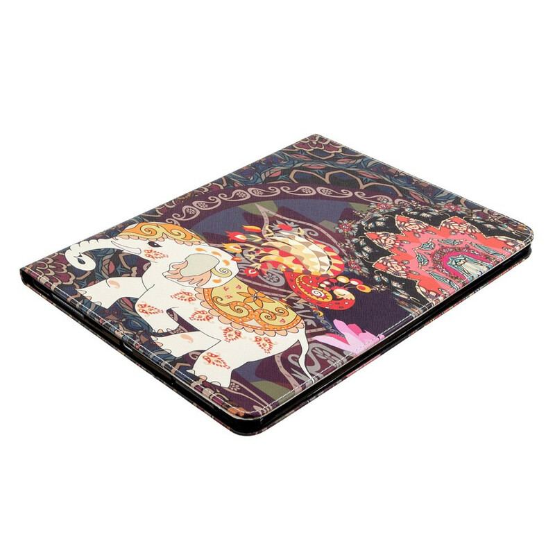 Flip Cover iPad Pro 12.9" (2021) Elefant Print Mønster