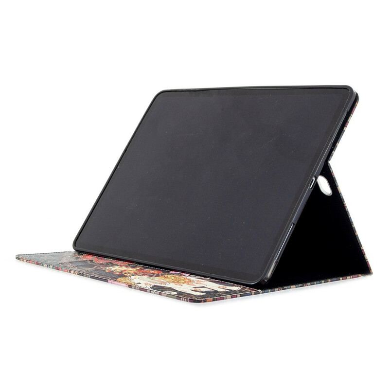 Flip Cover iPad Pro 12.9" (2021) Elefant Print Mønster