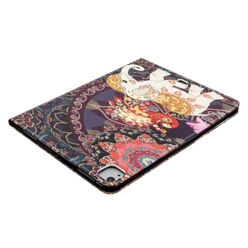 Flip Cover iPad Pro 12.9" (2021) Elefant Print Mønster