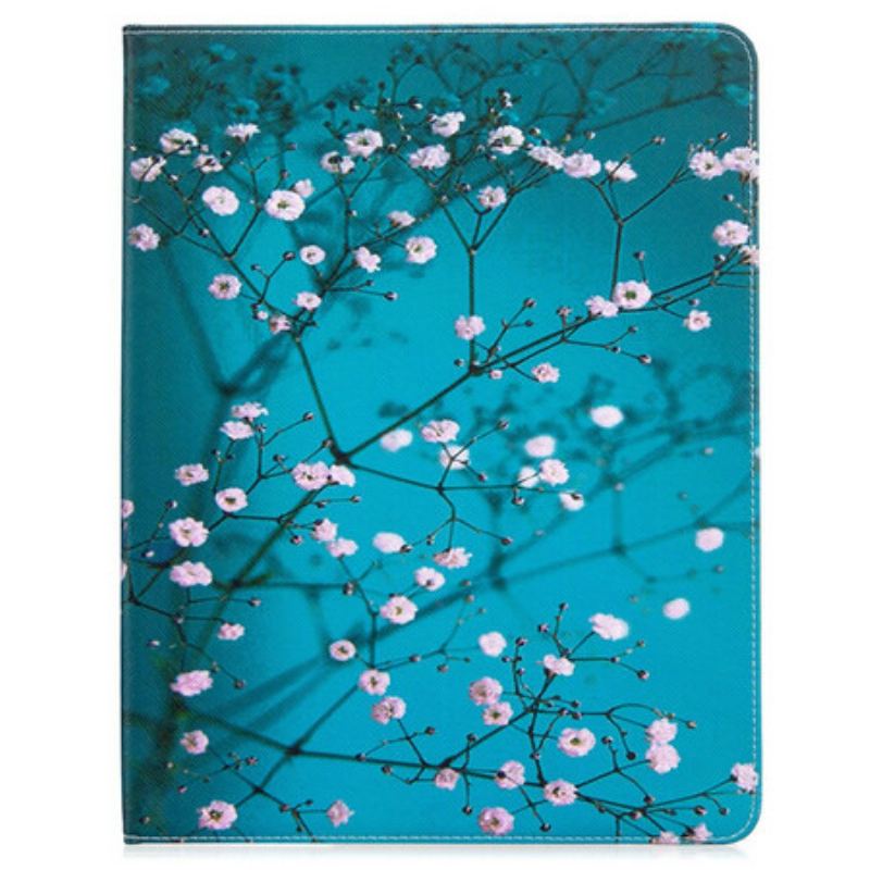 Flip Cover iPad Pro 12.9" (2021) Sakura Træ Print Mønster