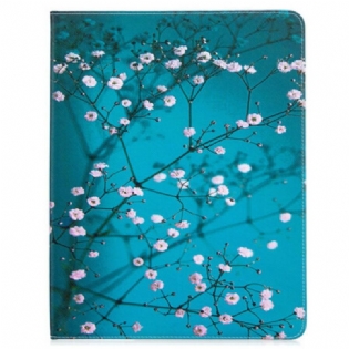 Flip Cover iPad Pro 12.9" (2021) Sakura Træ Print Mønster