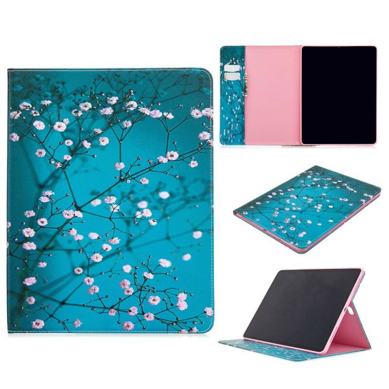 Flip Cover iPad Pro 12.9" (2021) Sakura Træ Print Mønster