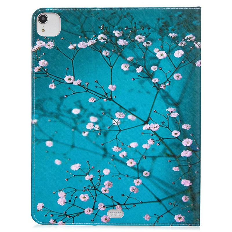 Flip Cover iPad Pro 12.9" (2021) Sakura Træ Print Mønster