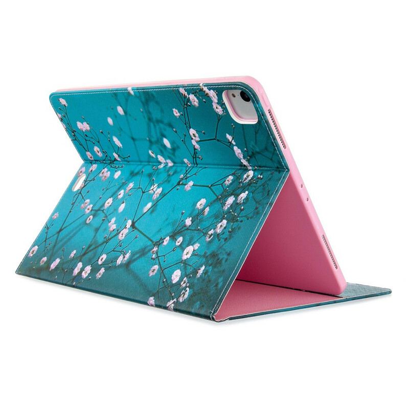 Flip Cover iPad Pro 12.9" (2021) Sakura Træ Print Mønster