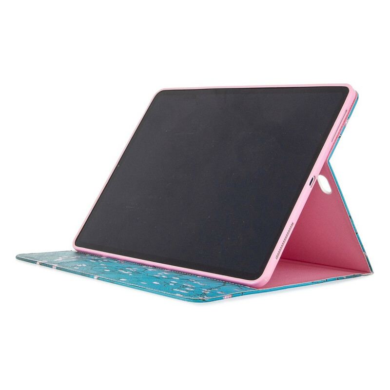 Flip Cover iPad Pro 12.9" (2021) Sakura Træ Print Mønster