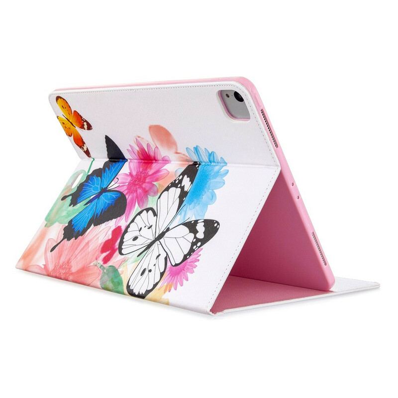 Flip Cover iPad Pro 12.9" (2021) Sommerfugle Trykt Mønster