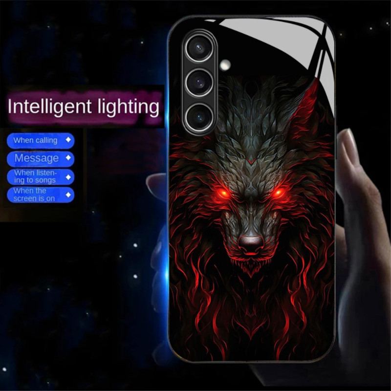 Cover Samsung Galaxy A16 5g Kald Flash Series Red-eyed Wolf