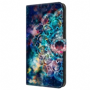 Flip Cover Samsung Galaxy A16 5g Gyroskopisk Blomstermønster