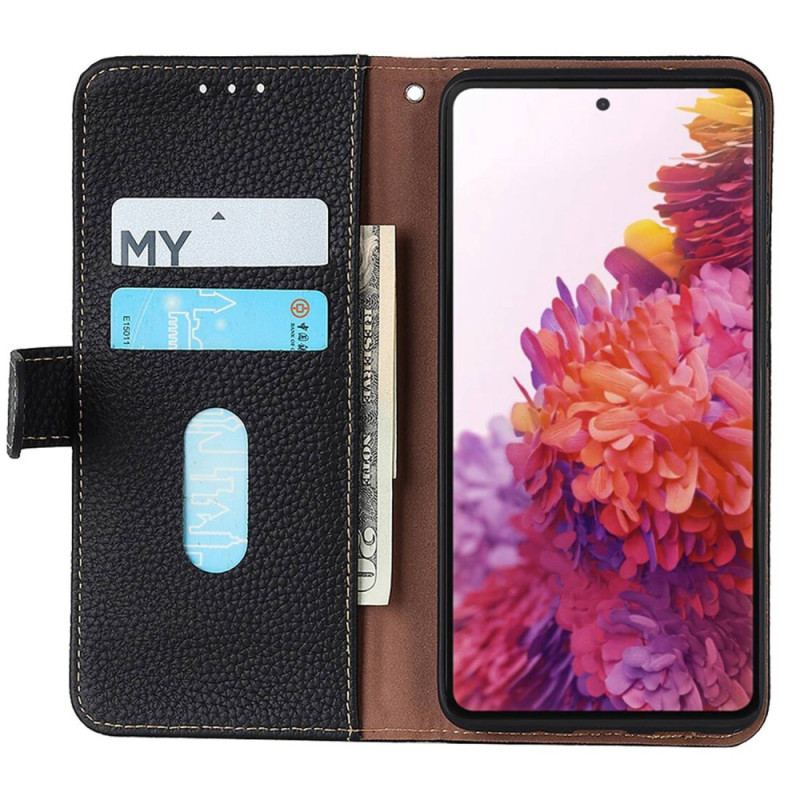 Flip Cover Samsung Galaxy A16 5g Litchi Tekstur