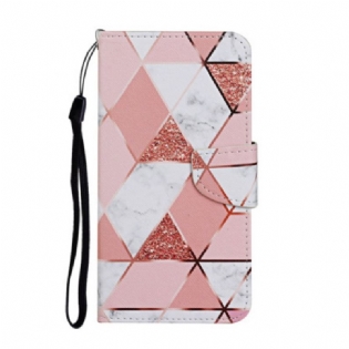 Flip Cover Samsung Galaxy A16 5g Marmormønster