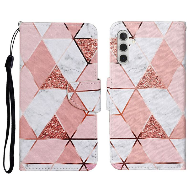 Flip Cover Samsung Galaxy A16 5g Marmormønster