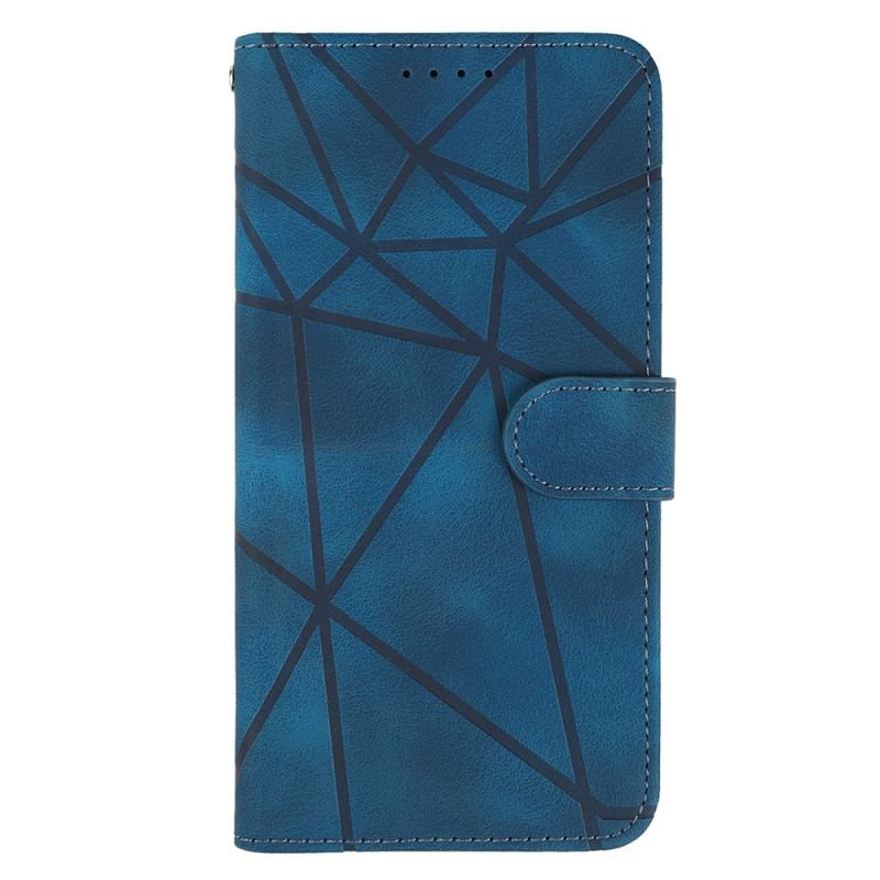 Flip Cover Til Samsung Galaxy A16 5g Ruskindseffektlinjer