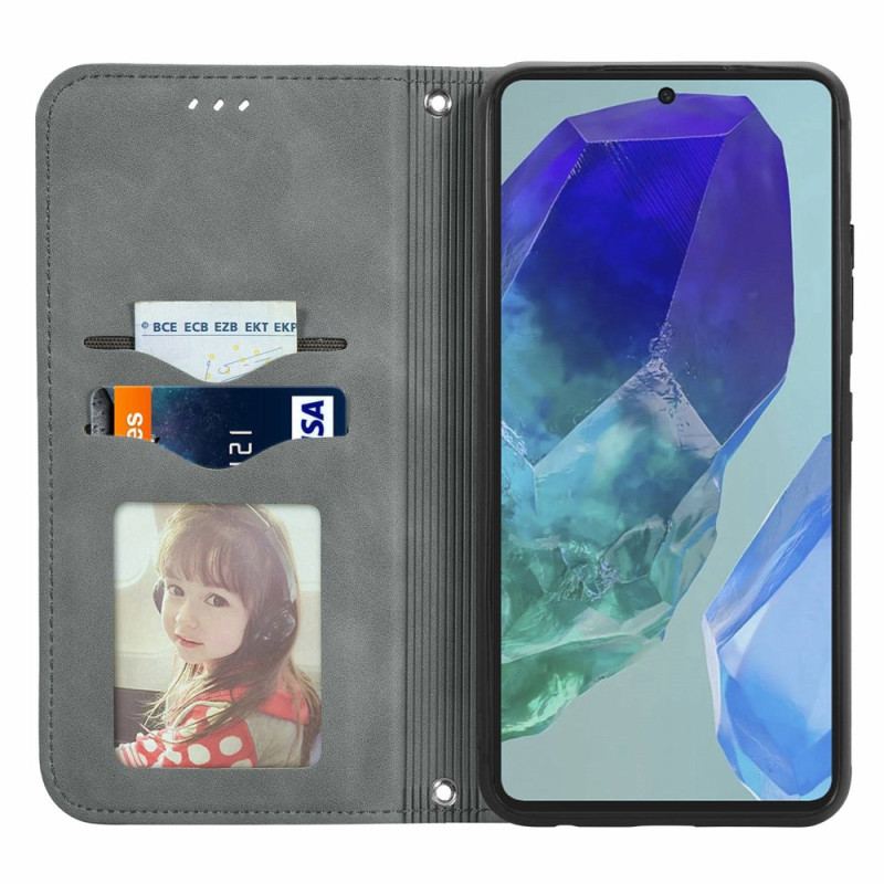 Flip Cover Til Samsung Galaxy A16 5g Ruskindsstil