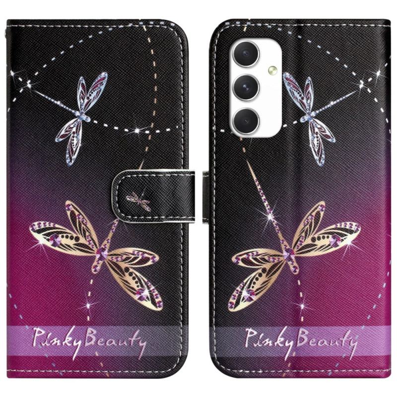 Læder Cover Samsung Galaxy A16 5g Dragonfly