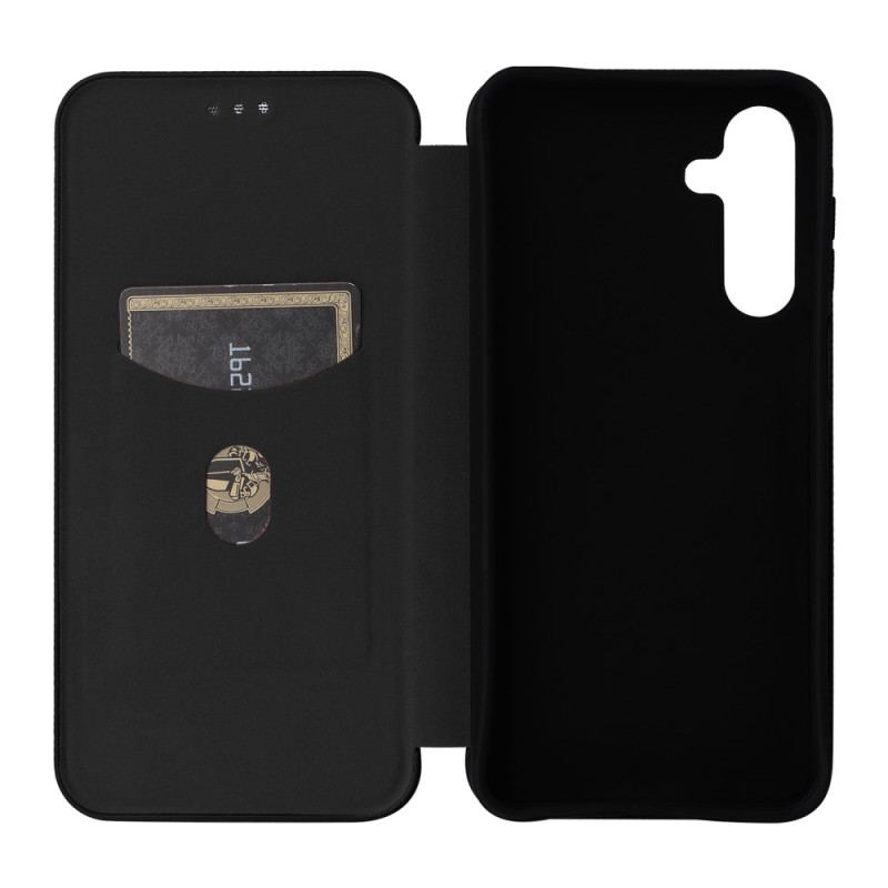 Læder Cover Samsung Galaxy A16 5g Telefon Etui Kulfiber