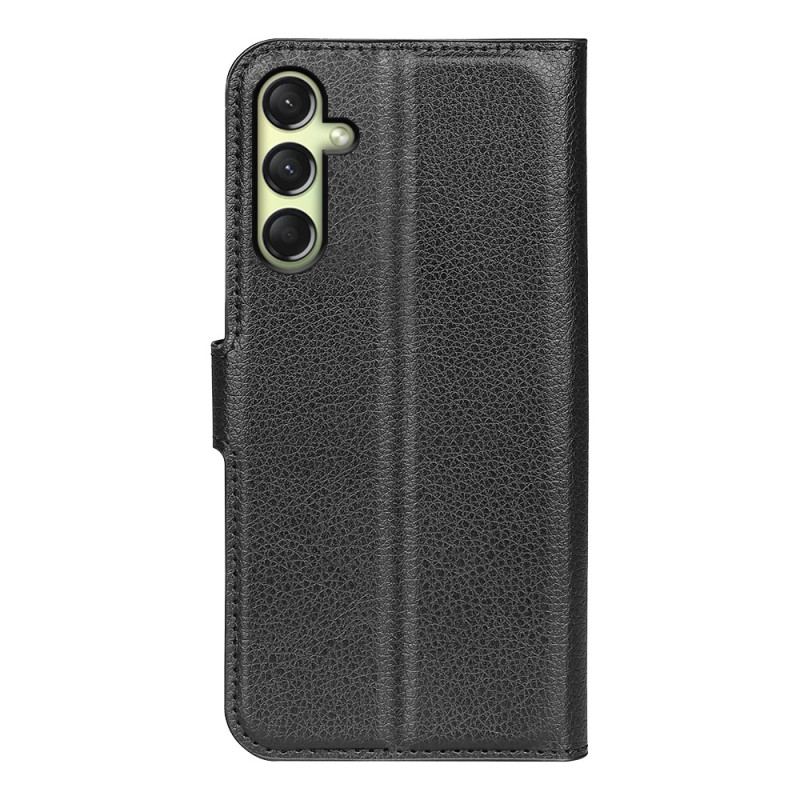 Læder Cover Samsung Galaxy A16 5g Telefon Etui Litchi Kunstlæder