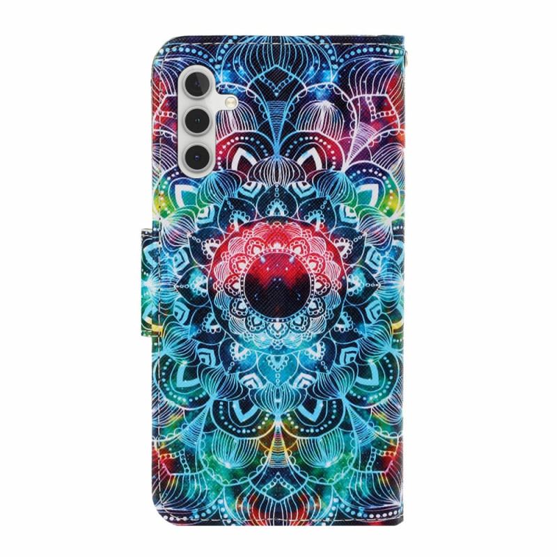 Læder Cover Samsung Galaxy A16 5g Telefon Etui Mandala Mønster