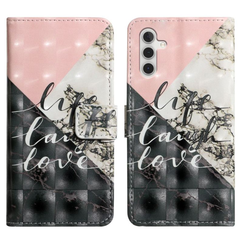 Læder Cover Samsung Galaxy A16 5g Telefon Etui Tre Kugler