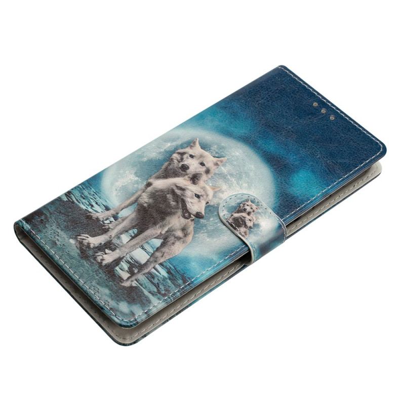 Læder Cover Samsung Galaxy A16 5g Telefon Etui Ulve