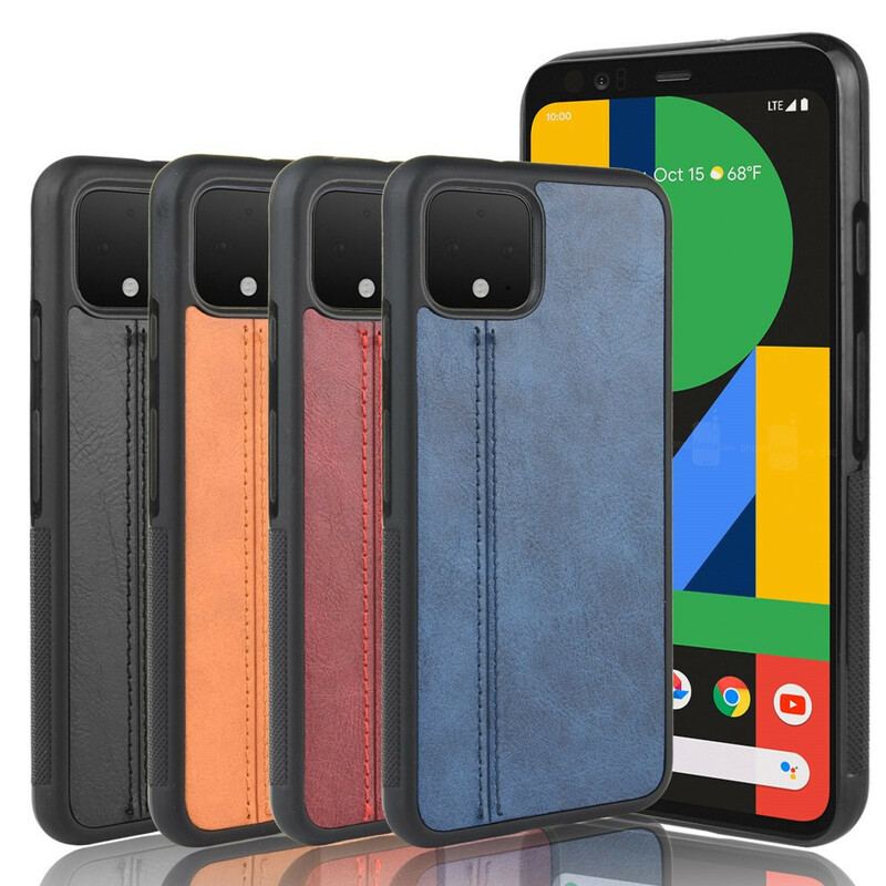 Cover Google Pixel 4 Couture Lædereffekt