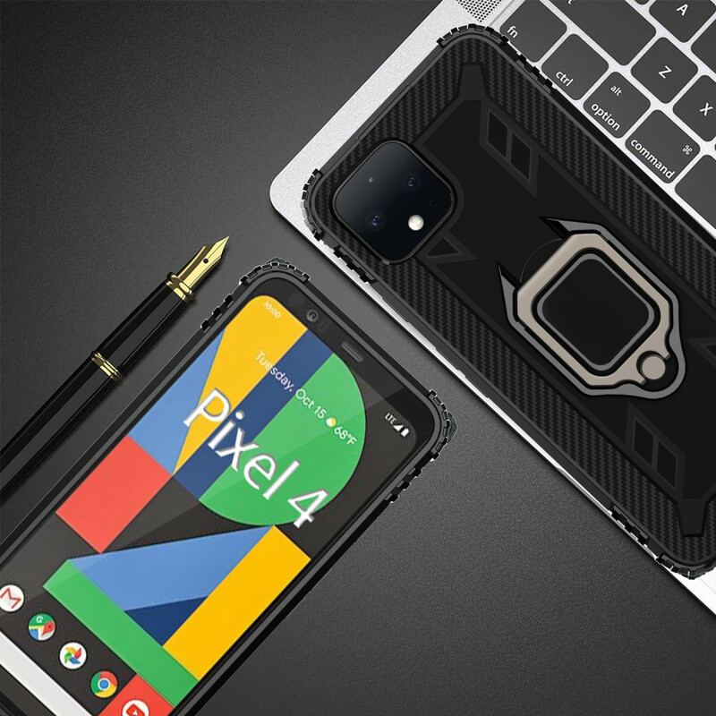 Cover Google Pixel 4 Ring Og Kulfiber