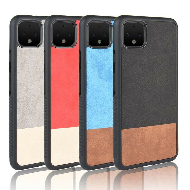 Cover Google Pixel 4 Tofarvet Imiteret Læder