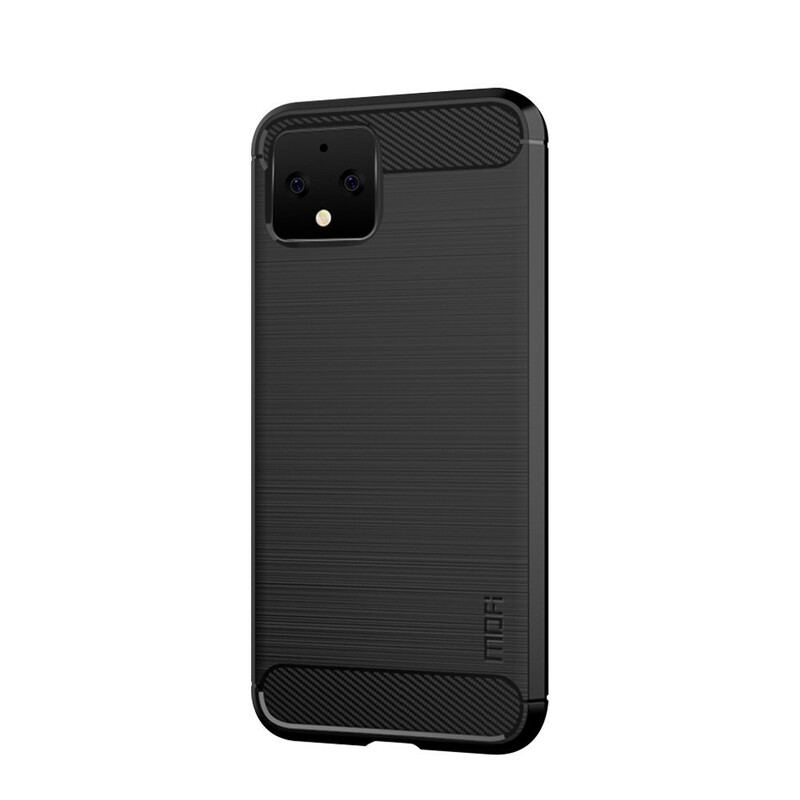 Mobilcover Google Pixel 4 Mofi Børstet Kulfiber