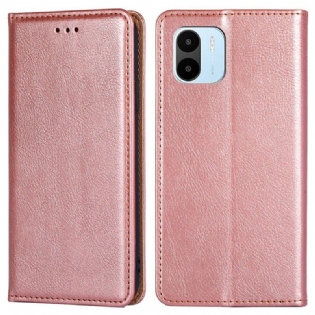 Cover Xiaomi Redmi A1 Flip Cover Imiteret Lædersøm