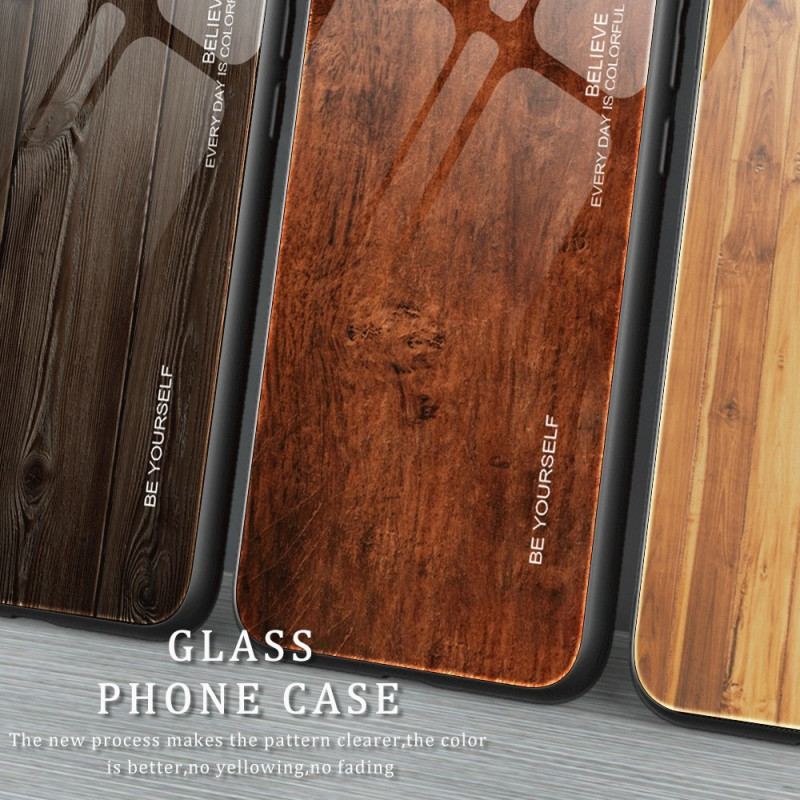 Cover Xiaomi Redmi A1 Trædesign Hærdet Glas