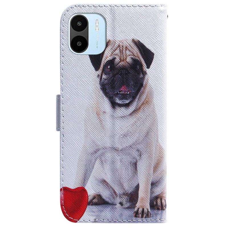 Flip Cover Xiaomi Redmi A1 Mops Hund