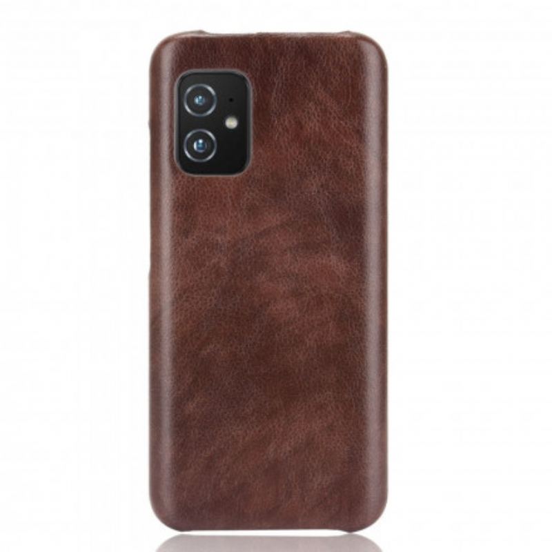 Cover Asus Zenfone 8 Litchi Læder Effekt