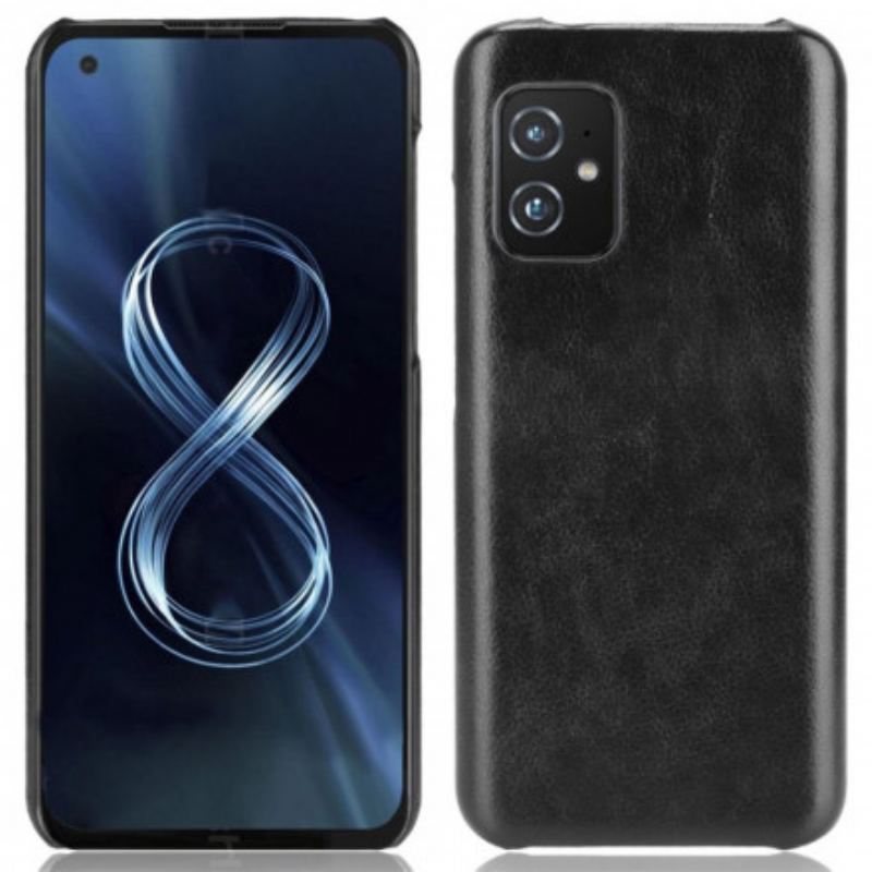 Cover Asus Zenfone 8 Litchi Læder Effekt